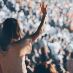 personne à un concert